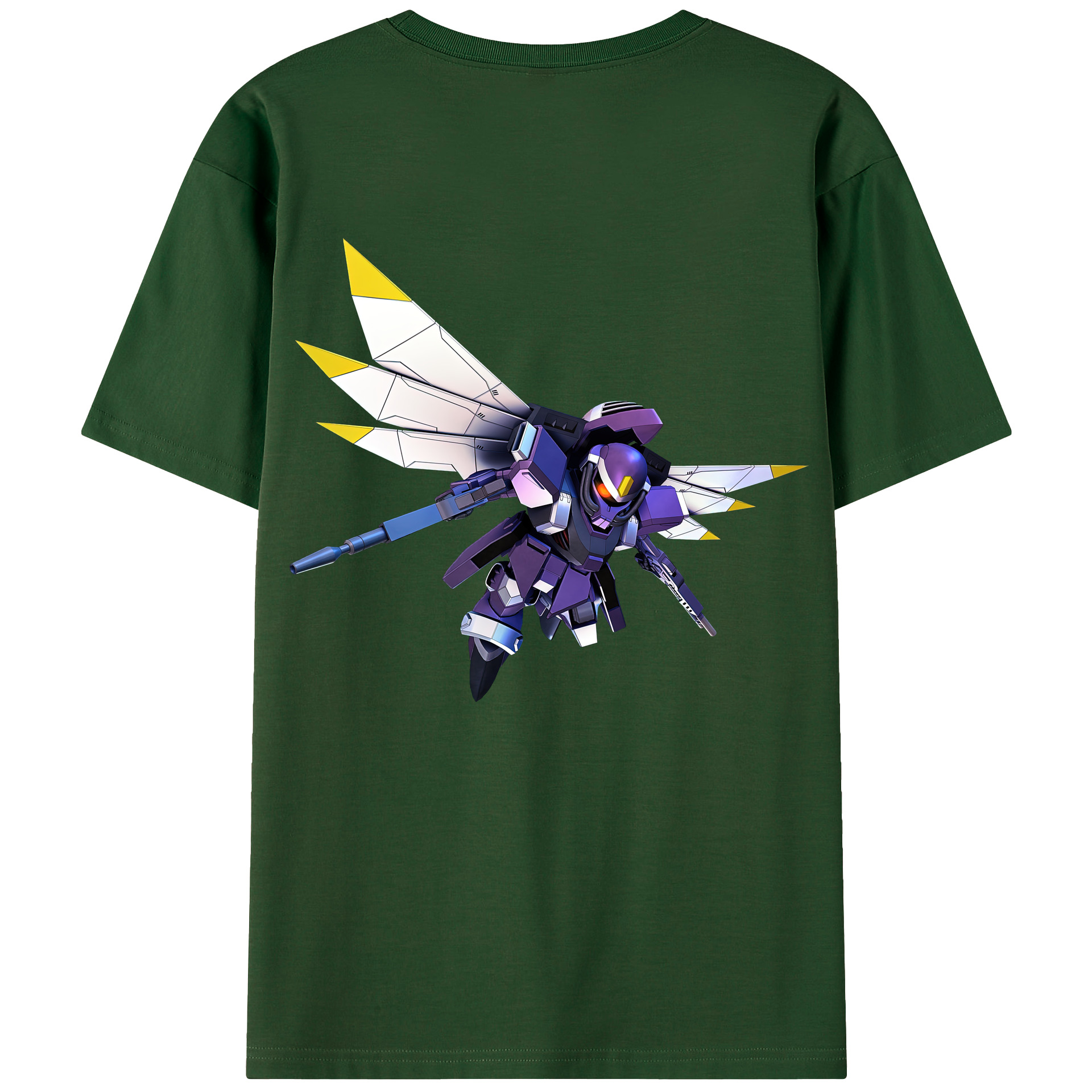 （画像用） 機動戦士ガンダム Mobile Suit Gundam 綿100％半袖Tシャツ（背面プリント）